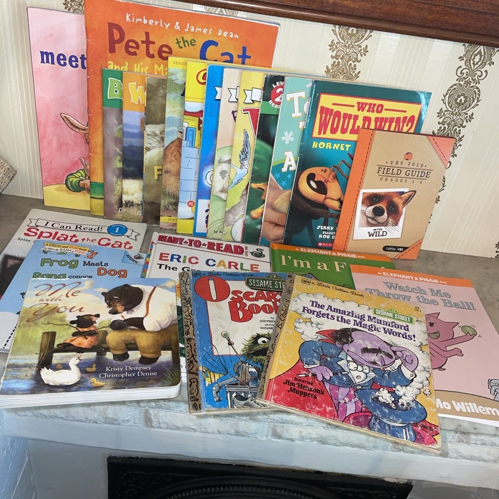 22 I Can Read 1 & 2 Beginner Books‎ | Splat Willems Scholastic Carle Pete Llama
